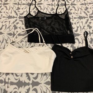 3 Crop Tops for $8
